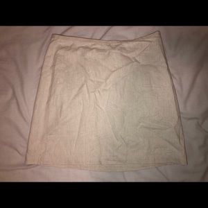 Nude/cream colored skirt